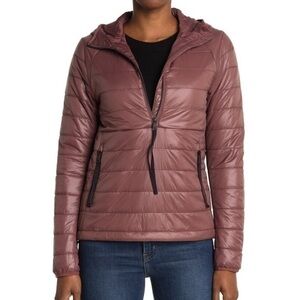 LOLE Aviva Maraschino Hooded Waterproof Puffer Jacket